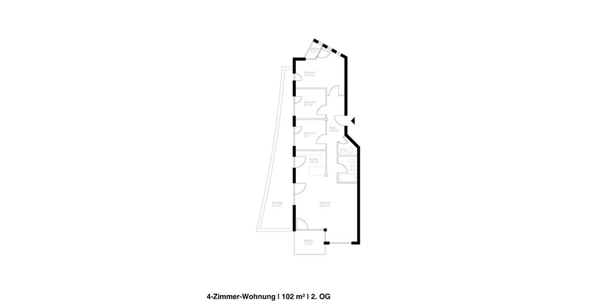 Terrassenwohnung Herrenberg - 4 Zimmer, 102 m&sup2;, 1.580&euro; | Angebot:24850568
