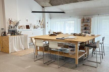 Atelier 80qm voll ausgestattet für Workshops