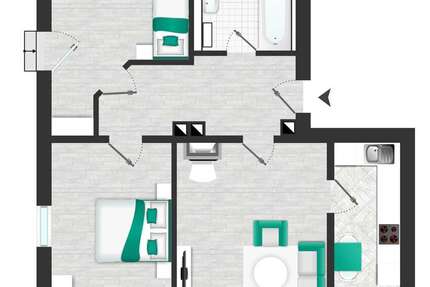 Wohnung zum Mieten in Pirna 799 € 80 m² 3 zimmer