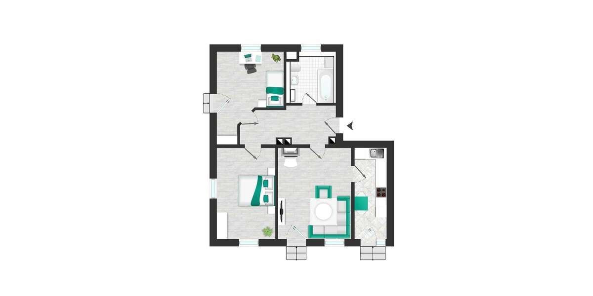 Wohnung zum Mieten in Pirna 799 € 80 m² 3 zimmer