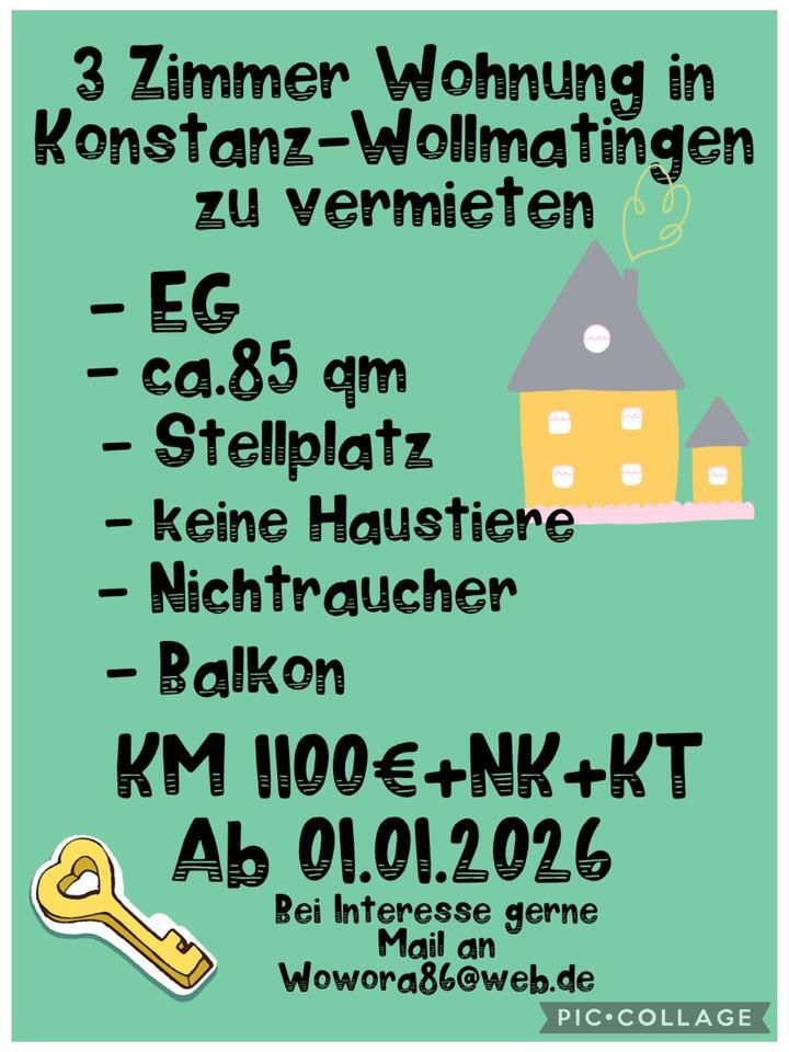 Wohnung Konstanz-Wollmatingen zimmer