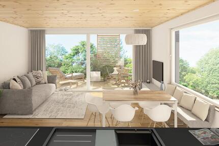 3 Zimmer Neubauwohnung KFW40 QNG in Volkertshausen zimmer