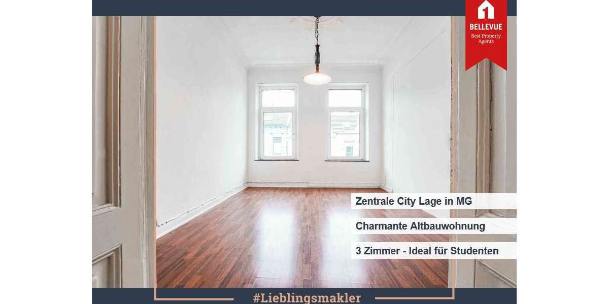 Etagenwohnung Mönchengladbach - 3 Zimmer, 81 m&sup2;, 840&euro; | Angebot:27258998