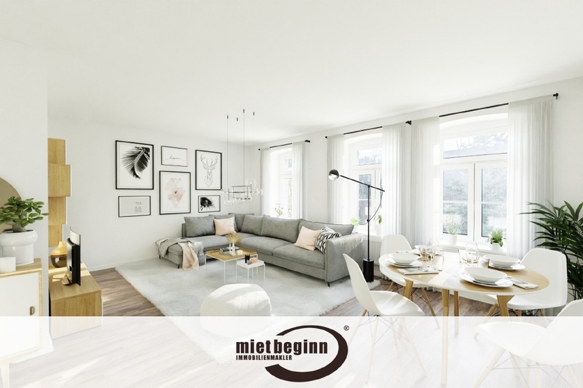 EINBAUKÜCHE – VINYL-DESIGNBELAG – WANNENBAD HANDTUCHHEIZKÖRPER & WASCHMASCHINENSTELLPLATZ
