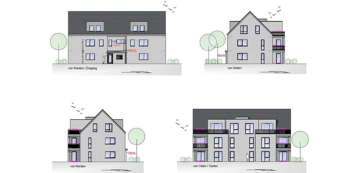 Erdgeschoßwohnung Werlte - 3 Zimmer, 82 m&sup2;, 820&euro; | Angebot:26651257