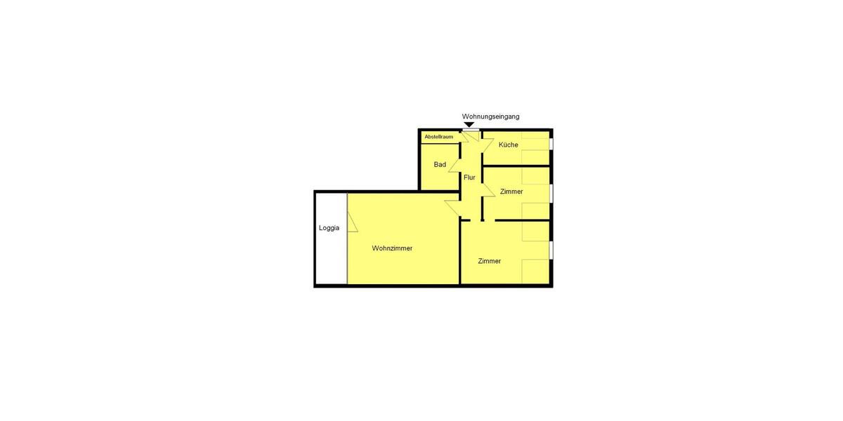 Dachgeschoßwohnung Wittenberge - 3 Zimmer, 75 m&sup2;, 603&euro; | Angebot:26677791