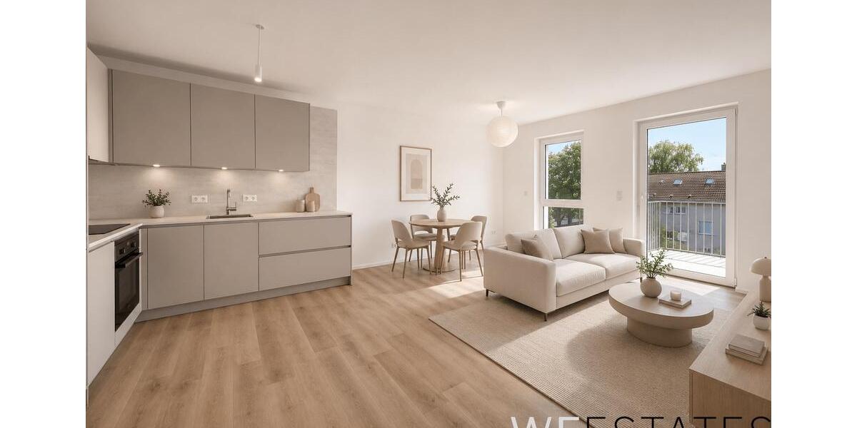 Etagenwohnung Düsseldorf Stadtbezirk 8 - 2 Zimmer, 64 m&sup2;, 1.220&euro; | Angebot:26496298