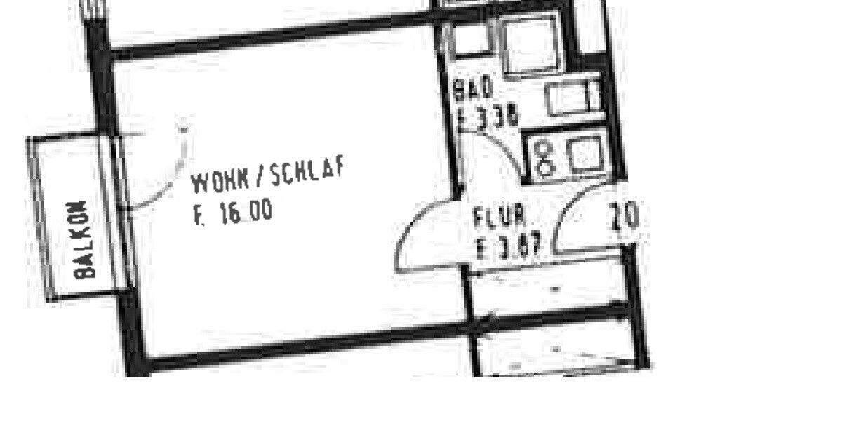 Charmante 1-Raumwohnung mit Pantryküche, Designbelag und Balkon 1 zimmer