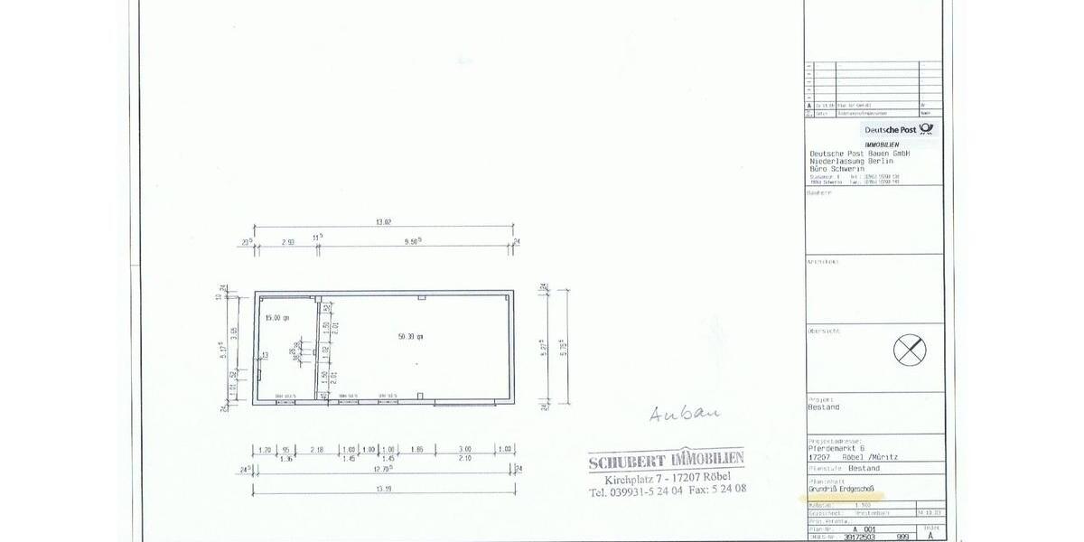 Gewerbeobjekt Röbel/Müritz Müritz - 1.952&euro; | Angebot:23907412