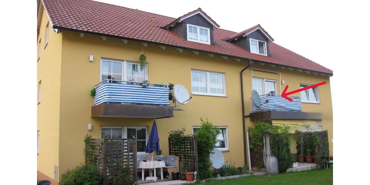 3 Zimmer-Wohnung in Geiselhöring, Küche & Balkon, zentr & ruhig 4 zimmer