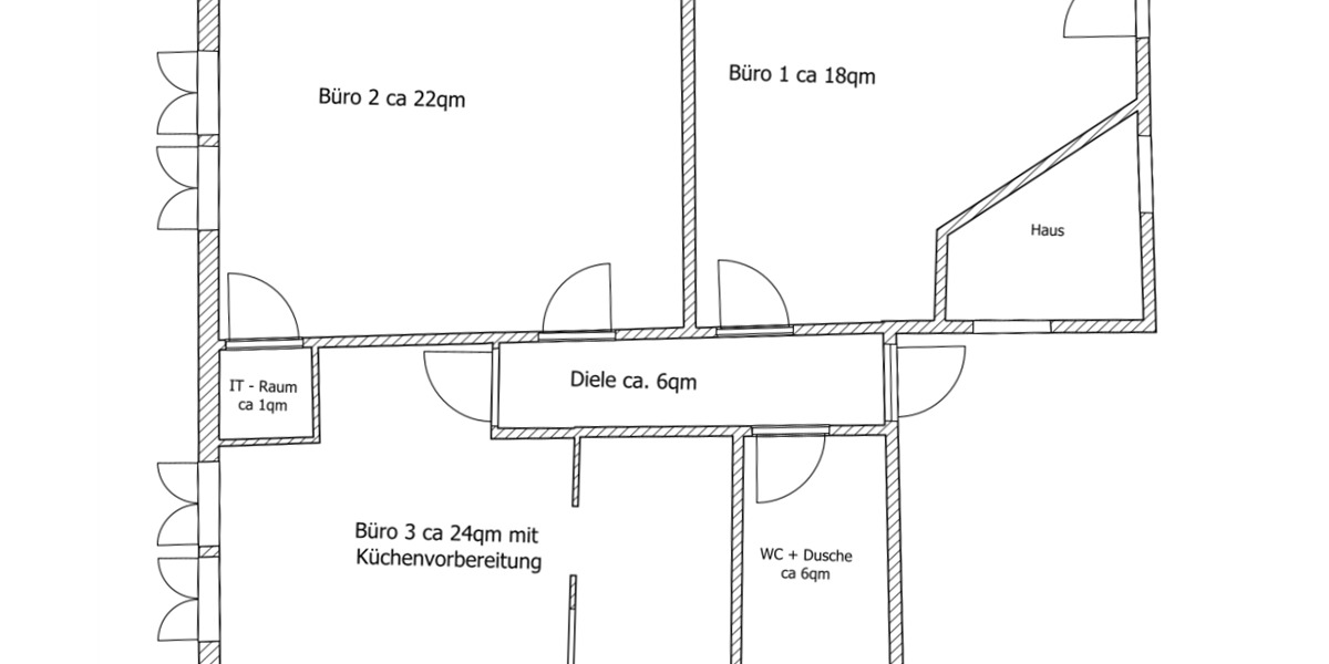 Gewerbeobjekt Fritzlar - 3 Zimmer, 80 m&sup2;, 800&euro; | Angebot:23963922