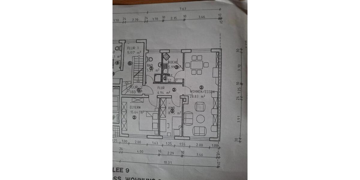 Etagenwohnung Sankt Wendel - 3 Zimmer, 70 m&sup2;, 585&euro; | Angebot:24921110