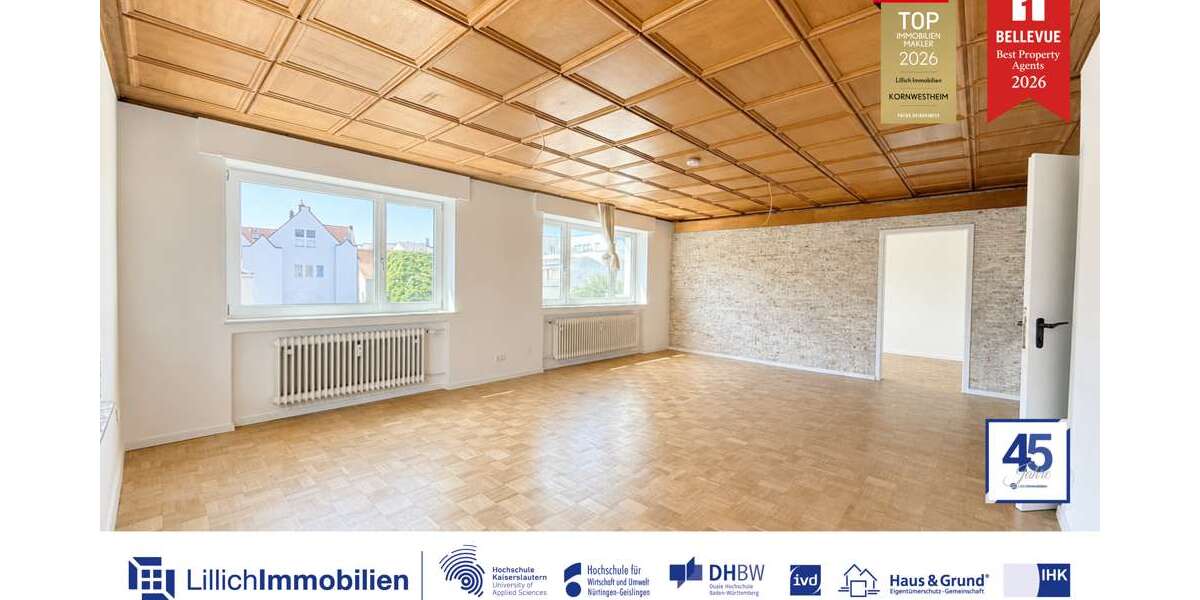 Etagenwohnung Kornwestheim - 3 Zimmer, 90 m&sup2;, 1.100&euro; | Angebot:27151755
