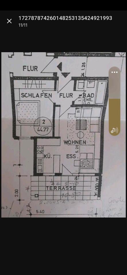 2 Zimmerwohnung 45qm