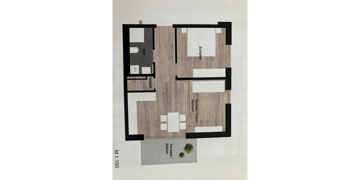 Erdgeschoßwohnung Walldürn - 2 Zimmer, 55 m&sup2;, 800&euro; | Angebot:26020903