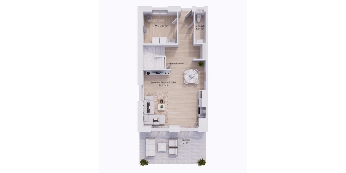 Reihenhaus Geestland Bad Bederkesa - 4 Zimmer, 124 m&sup2;, 1.370&euro; | Angebot:26451268