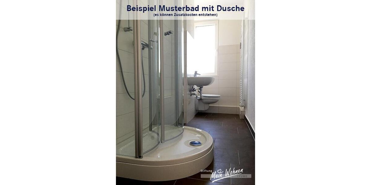 Altersgerechte Wohnung im Erdgeschoß mit großem Balkon und Dusche! 2 zimmer