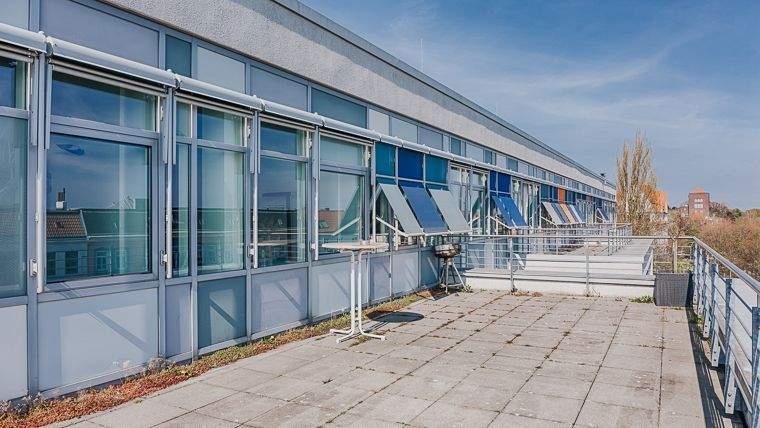 Helles, möbliertes Büro in Eppendorf - 247 Zugang, Terrasse & Extras zimmer