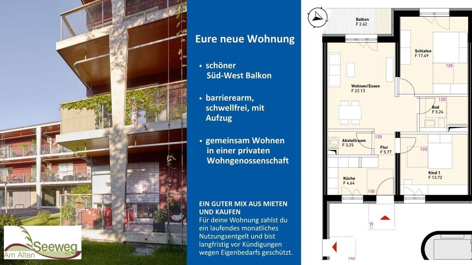 Erdgeschoßwohnung Rödermark - 3 Zimmer, 74 m&sup2;, 540&euro; | Angebot:25434175