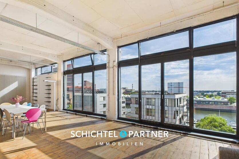 Überseestadt | Weitläufiges Gewerbeloft mit sonnigem Weserblick in Bestlage