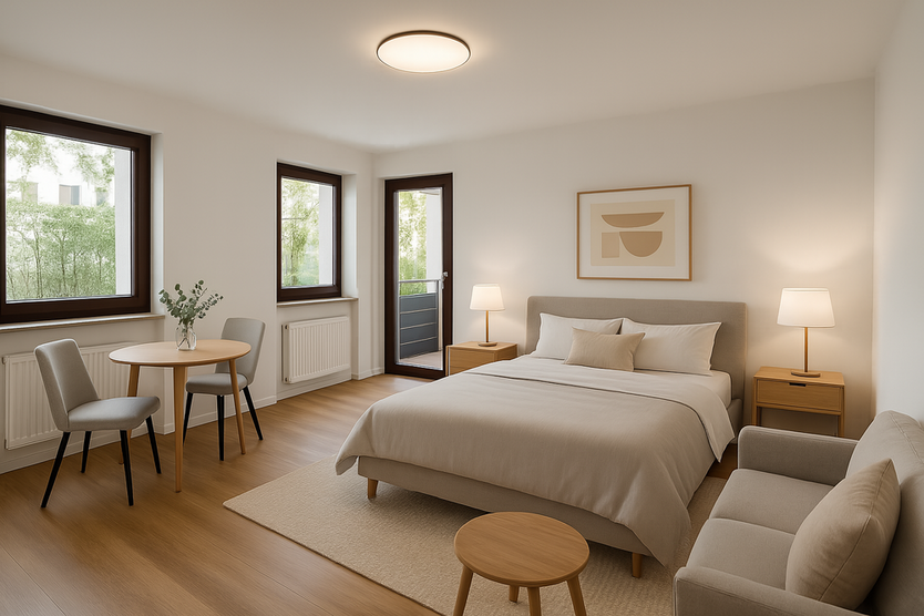 Wohnung zum Mieten in Waldkraiburg 480 € 26.58 m² 1 zimmer