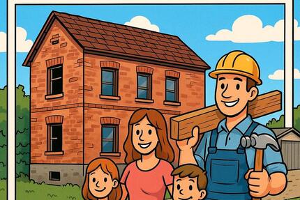 Miete: Günstig Wohnen mit Familie - Haus mit Platz und Garten