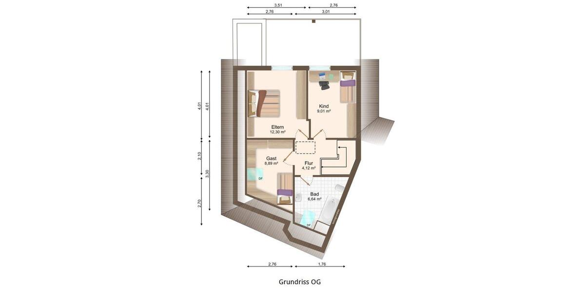 Etagenwohnung Meldorf - 4 Zimmer, 95 m&sup2;, 1.200&euro; | Angebot:25988125