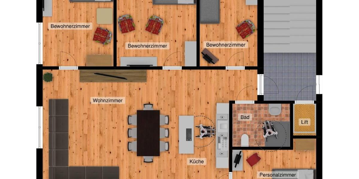 Wohnen auf Zeit Falkenstein/Vogtland Vogtland - 1 Zimmer, 25 m&sup2;, 550&euro; | Angebot:26704640