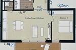 Etagenwohnung Offenbach am Main Hafen - 2 Zimmer, 67 m&sup2;, 1.499&euro; | Angebot:26581602