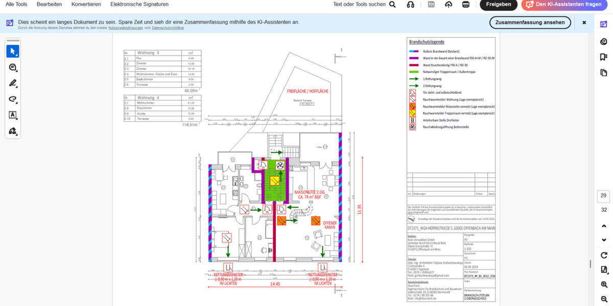 Etagenwohnung Offenbach am Main - 3 Zimmer, 119 m&sup2;, 2.172&euro; | Angebot:26703618