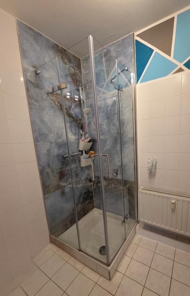 FamilienWohnung (4-Zimmer, Frankenberg Scheffelstr), neue Dusche