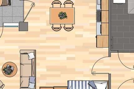 Wohnung Essen Südviertel - 1 Zimmer, 45 m&sup2;, 559&euro; | Angebot:25818678