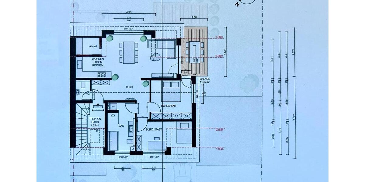 Moderne 3,5 Zi-Wohnung mit großem Balkon in BC zu vermieten 3.5 zimmer
