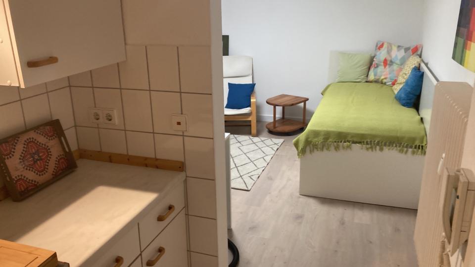 Gemütliche Souterrain - Wohnung für Studierende oder Pendler 1 zimmer