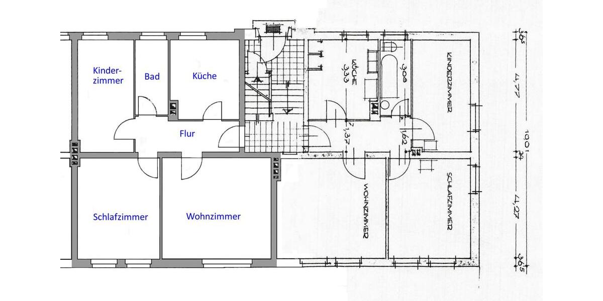 Etagenwohnung Saalfeld (Saale) - 3 Zimmer, 65 m&sup2;, 422&euro; | Angebot:25342153