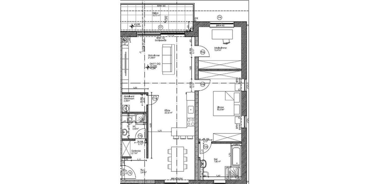 Etagenwohnung Bad Saarow - 3 Zimmer, 95 m&sup2;, 1.719&euro; | Angebot:24826320