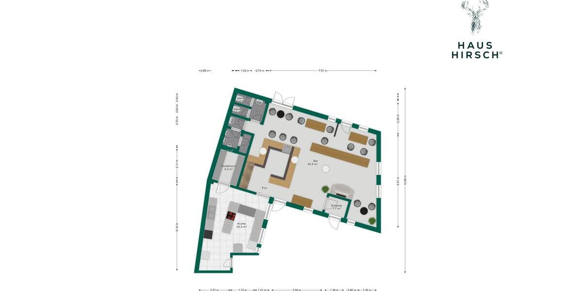 Voll ausgestattetes Restaurant mit großer Terrasse & Eventraum zimmer