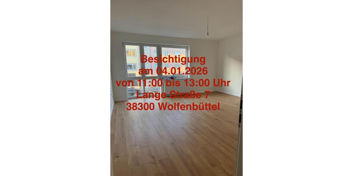 Kernsanierte 2-Zimmer-Wohnung mit Balkon in Wolfenbüttel 2 zimmer