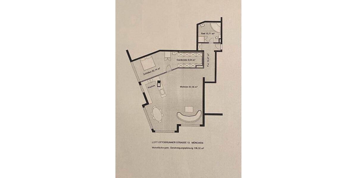 Etagenwohnung München Ramersdorf-Perlach - 2 Zimmer, 136 m&sup2;, 2.690&euro; | Angebot:25160183