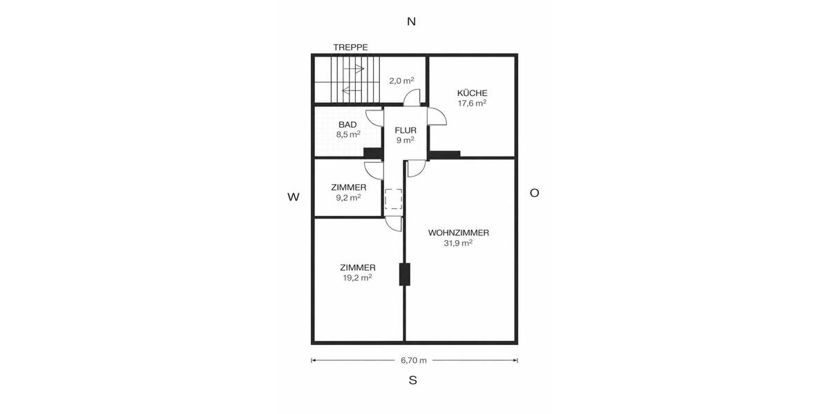 Etagenwohnung Rüdersdorf bei Berlin - 3 Zimmer, 95 m&sup2;, 1.500&euro; | Angebot:26677797