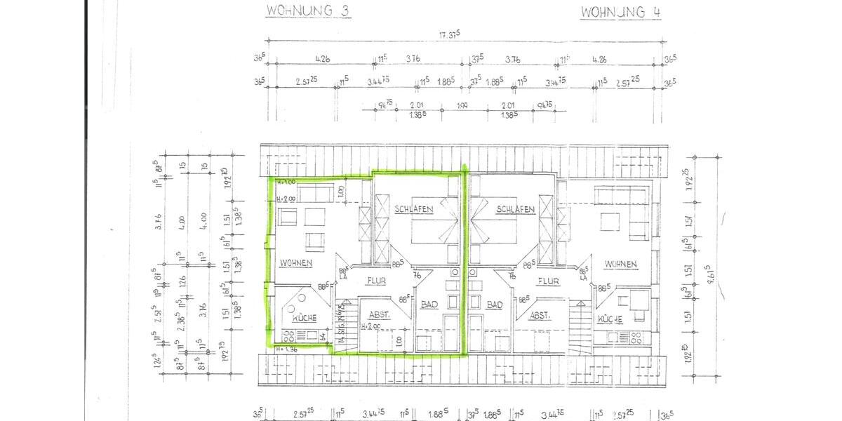 Dachgeschoßwohnung Moormerland - 2 Zimmer, 52 m&sup2;, 595&euro; | Angebot:24382580