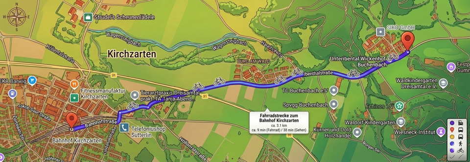 Erdgeschoßwohnung Buchenbach - 2.5 Zimmer, 110 m&sup2;, 1.250&euro; | Angebot:25554056