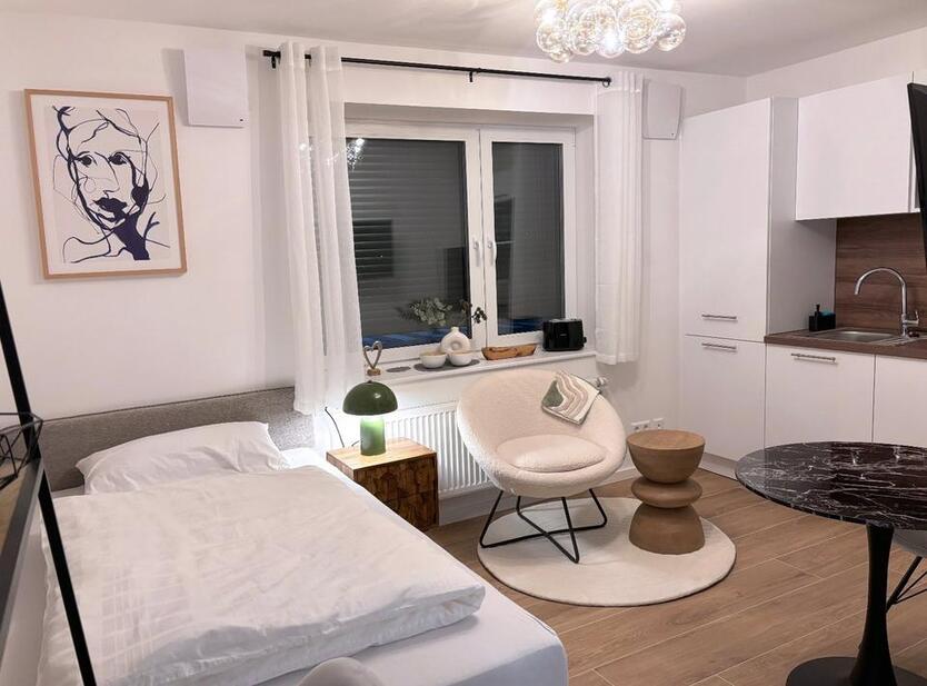 Attraktive voll möblierte 1-Zi. Wohnung inkl. alle Nebenkosten.
