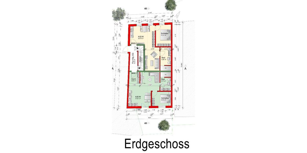 Etagenwohnung Pfarrkirchen - 2 Zimmer, 50 m&sup2;, 600&euro; | Angebot:26553405