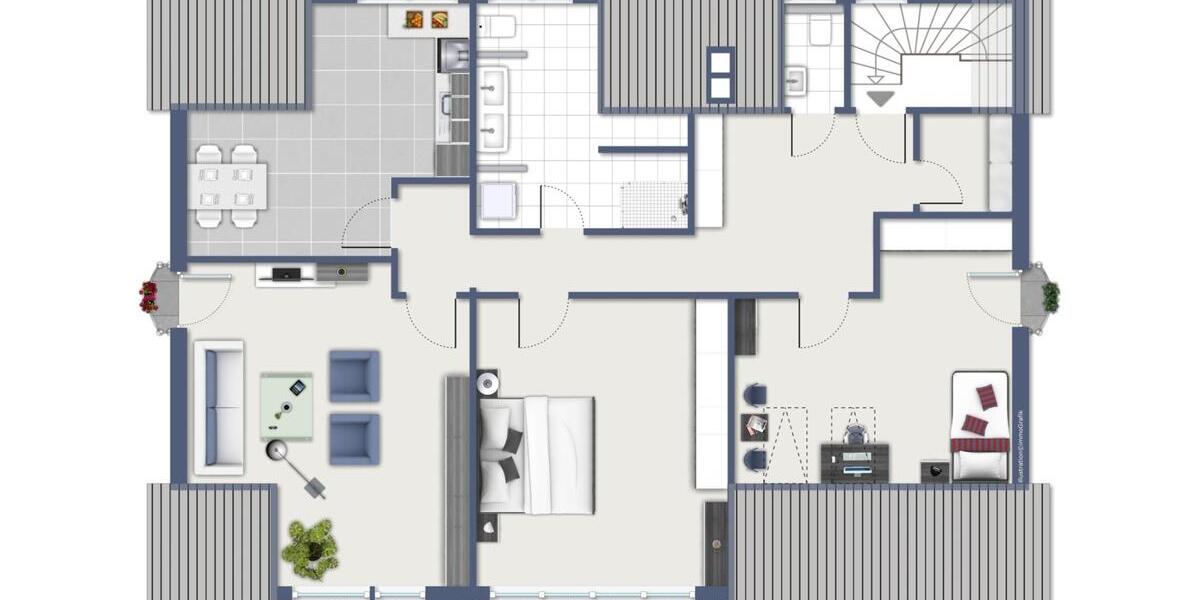 Dachgeschoßwohnung Ebermannstadt - 3 Zimmer, 104 m&sup2;, 1.144&euro; | Angebot:26636181