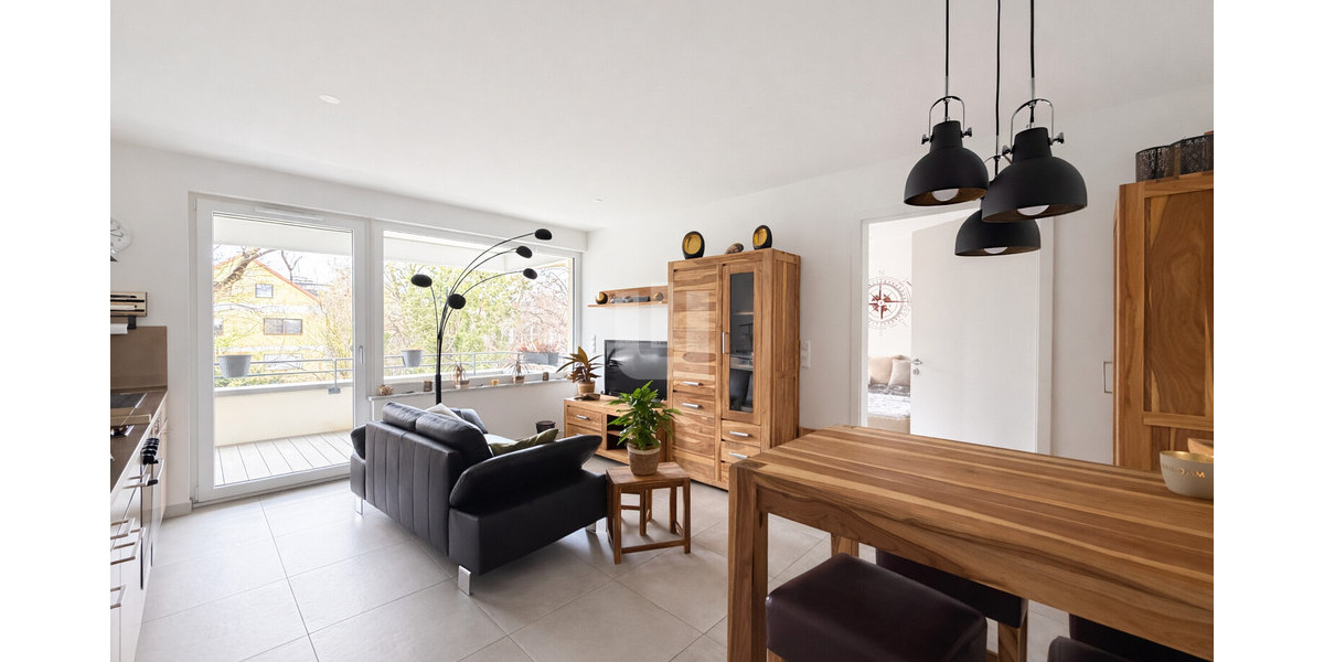 WINDISCH – Traumhafte 2-Zimmer-Wohnung mit großem Westbalkon – ideal für Singles – barrierefrei! - Etagenwohnung Fürstenfeldbruck | Angebot:26070791