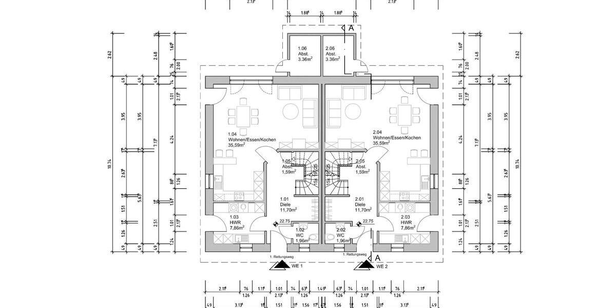 Doppelhaushälfte Horneburg - 5 Zimmer, 109 m&sup2;, 1.750&euro; | Angebot:25866625