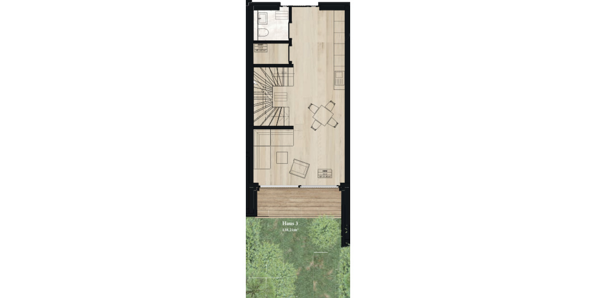 Reihenhaus Eichenzell - 4 Zimmer, 135 m&sup2;, 1.950&euro; | Angebot:25525287