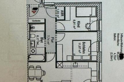 Wohnung Stollberg (Erzgebirge) - 3 Zimmer, 65 m&sup2;, 900&euro; | Angebot:24835145