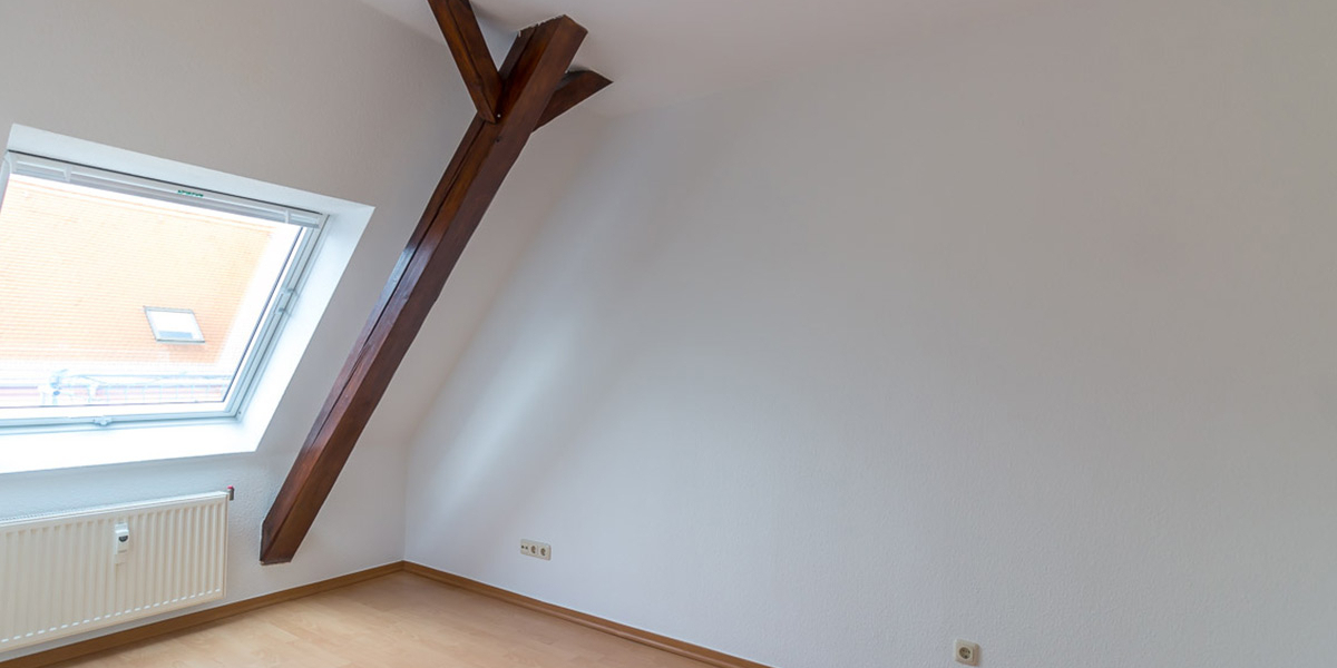 EUTRITZSCH + 2 RAUM DACHGESCHOSS WOHNUNG + FREI AB 01.08.2026 - Dachgeschoßwohnung Leipzig Eutritzsch | Angebot:26921165